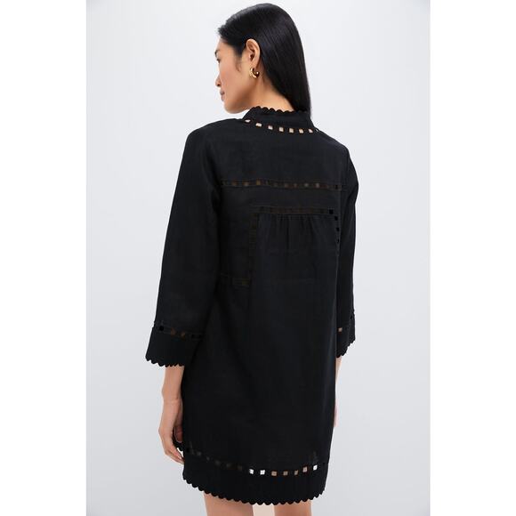 TUCKERNUCK Black Cutout Dawson Tunic Size S NWT Retail $188 Tuckernuck - Picture 2 of 7